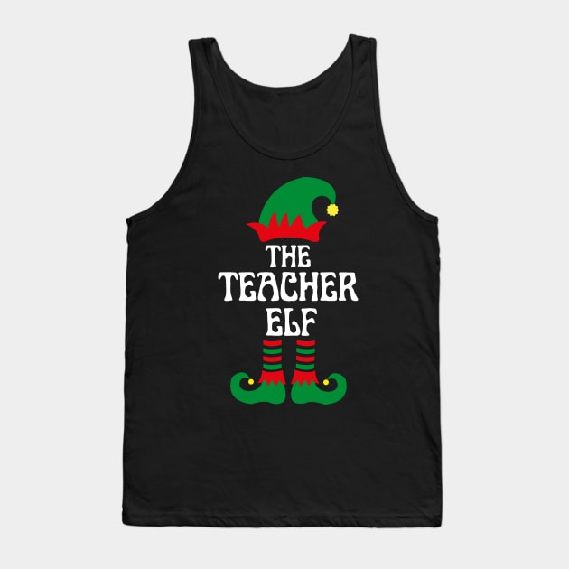 THE TEACHER ELF Tank Top by ZhacoyDesignz